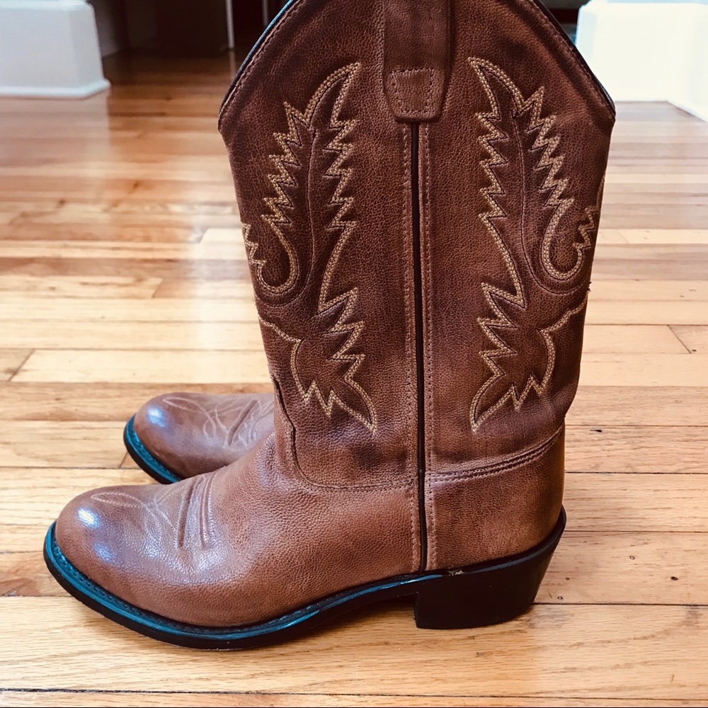 Leather Cowboy Boots